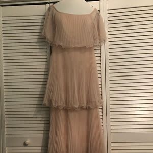 BCBG Off the shoulder gown